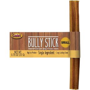 Cadet Small Bully Sticks for Dogs - All-Natural, Long-Lasting Grain-Free Dog Chews - Bully Sticks for Small, Medium, and Large Dogs - Dog Treats for Aggressive Chewers, Small (1 Count)