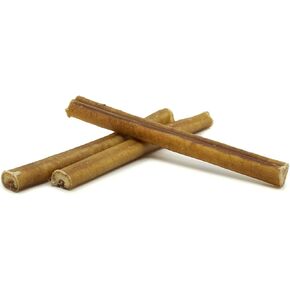 Ultra Chewy 5-6 Inch Odor Free Thin Bully Stick 25 Pack: Great Bully Sticks for Small to Large Dogs - Top Choice Dog Bully Sticks for a Healthy Chew - Fully Digestible - Rawhide Free