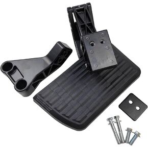 75306-01A Retractable Rear Bed Step Folding Truck Step Bumper Tailgate Step | Fit for Dodge Ram 1500 2500 3500 Classic 2009-2018 (Excludes Dual Exhaust & EcoDiesel Models) | OE# 75306-01A, 7530601A