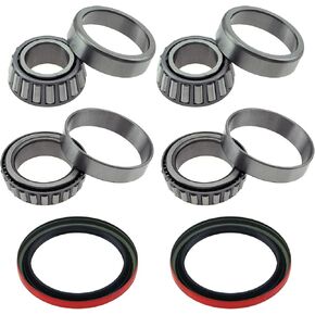 Maxfavor 6PCS Front Wheel Hub Bearing & Seal Assembly Fit for Blazer S10 Base LS Xtreme/GMC Jimmy Sonoma SLS SL SLE 2.2L 4.3L 1987-2000 2001 2002 2003