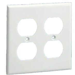 Panduit CP106IG-2G Screw-On Single Gang Blank Cover Faceplate, ABS, Gray