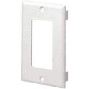 Panduit T70PGSIW Snap-on Rectangular Communication Faceplate, Plastic