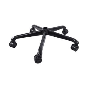 28inch Heavy Duty Gaming Office Chair Base Replacement Parts Kits Reinforced Sturdy Metal Legs with 5 Casters Universal Size
