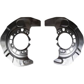 TRQ Front Brake Dust Shield Set Compatible with 2002-2007 Nissan Altima 2004-2008 Maxima