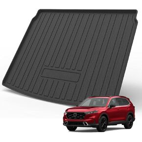 Cargo Liner for Honda CR-V Hybrid/Non-Hybrid 2023 2024, All Weather Trunk Mat for 2023 Honda CR-V Accessories, TPE Anti-Slip Custom Fit for Honda CR-V 5-Seat, Cargo Tray in Highest Position
