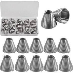 Bait Rigging Springs Stainless Steel Ballyhoo Fishing Bait Accessories Offshore Trolling 40pcs Small Large Size