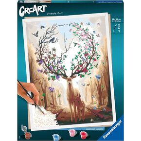 Ravensburger Magnificent Encounter Paint by Numbers Kit for Adults - 20273 - Painting Arts and Crafts for Ages 14 and Up