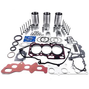 Hconcet New Engine Overhaul Rebuild Kit STD Compatible with Chery SQR372 800CC Engine