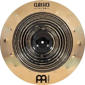 Meinl Cymbals Classics Custom Dual 18" China Cymbal, Dark and Brilliant Finish — Made in Germany — for Rock, Metal and Fusion, 2-Year Warranty, (CC18DUCH)