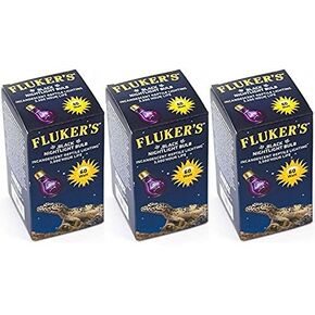 فلوكر (3 عبوات) لمبات إضاءة ليلية سوداء للزواحف 60 وات in Kuwait