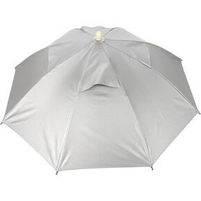 TOPINCN Handfree Umbrella Outdoor Foldable Umbrella Hat Folding Headwear Waterproof Elastic Golf Camping Fishing Beach Sun Rain