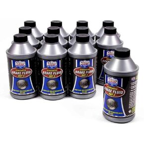 Lucas Oil 10825-12 DOT 3 Brake Fluid, 12 oz., Case of 12