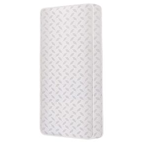Dream On Me 2-in-1 Breathable 132 Premium Coil Inner Spring Standard Crib and Toddler Mattress, White, 51.5 x 27.5, 17 lb