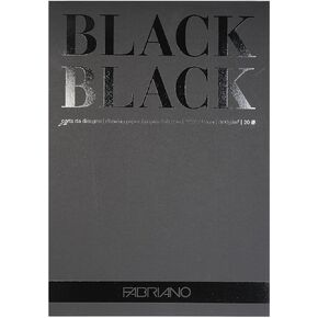 Fabriano Black Pad, 9" x 12"