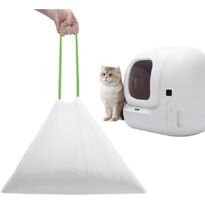 Cat Litter Bags Liners for PET KIT PuraX/Meo*Want, 67 Count Drawstring Smart Self-Cleaning Box bags Replacement Cat Waste Drawer Bags, Leak-proof Disposable Pet Kitty Poop Bag Trash Bag 21" * 15.7"