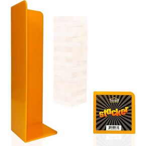 Hogar Wood Block Tower Stacking Tray Game Accessory Ages 6 to Adult - Compatible with Tipsy Tower, Lewo, WE Games and More