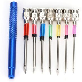 Punch Needles Set,Cross Stitching Punch Needle Embroidery Kit,Magic Embroidery Pen Punch Needle Set,Embroidery Stitching Craft Tool for DIY Sewing