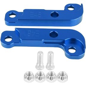Suuonee Drift Lock Adapter, Aluminium Power Tuning Drift Lock Adapter Angle Kit Increasing Turn Angle 25% for E46 M3(Blue)