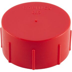 Caplugs CD-8 CD Series – Plastic Threaded Cap for Flared JIC Fittings, 200 Pack, Red LD-PE, to Fit Thread Size 3/4"-16 Protective Closures, Dirt and Moisture Seals, Masking, Painting (99394443)