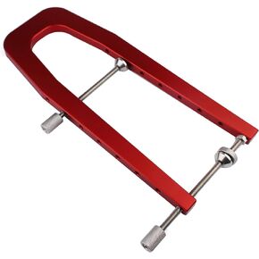 Guyker Aluminum Alloy Acoustic Guitar Repair Tool, CNC Machined Guitar Fixing Tool Clamp, Red