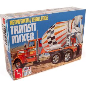 Round 2 Unknown AMT Kenworth/Challenge Transit Cement Mixer 1:25 Scale Model Kit (AMT1215)