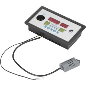 Zerodis Poultry Incubator Thermostat, Humidity and Temperature Intelligent Egg Incubator Thermostat Reptile Incubator Thermostat Incubator Thermostat for Duck Goose Eggs