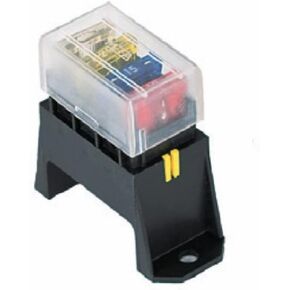 HELLA H84960061 4-Way Axial Single Fuse Box, Multi