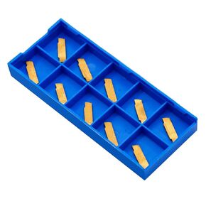 10pcs MGMN150-G (1.5mm) Carbide Grooving Inserts,CNC Carbide Turning Indexable Inserts for MGEHR MGIVR Lathe Grooving Cut-Off Tool