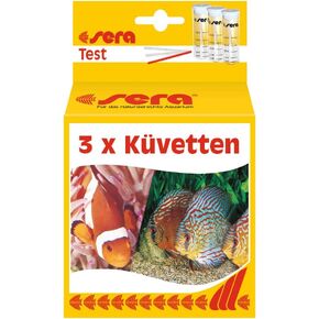 sera 3 Piece Vials Supplementary Pack Aquarium Test Kits