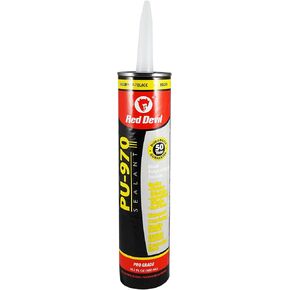 Red Devil 0971 Blacktop and Roof Polyurethane Sealant, 10.1 Oz, Black