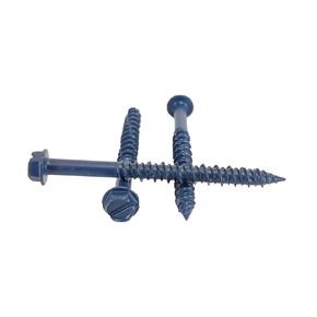 Chenango Supply 3/16 x 2-1/4" Hex Head Concrete Screw Anchor. 100 Pieces with Drill Bit (Miami-Dade Compliant) (3/16 x 2-1/4)