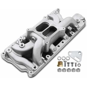 A-Premium Engine Dual Plane Intake Manifold Compatible with Ford Small Block Windsor, V8 4.3L 260 1962-1965 & 4.7L 289 1963-1969 & 5.0L 302 1968-2001