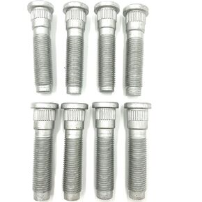BRGMAX Set of 8 Wheel Stud Silver Metal Compatible with Mopar Ram 2500 3500 6509866AA
