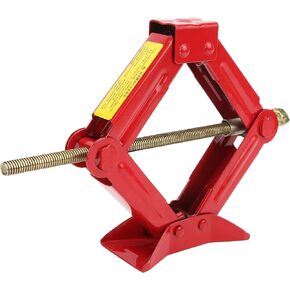 Scissor Jack for Car, Heavy Duty Car Jack Professional Scissor Jack with Iron Handle RV Trailer Stabilizer Leveling Jack Car Trunk Tire Lifting Tool Spare Tire Change Kit for Outdoors(0.5T)