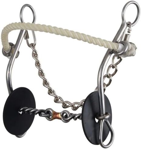 Reinsman Josey Mitchell Twisted Wire Dog Bone Side Pull Combo Gag Bit in Saudi Arabia