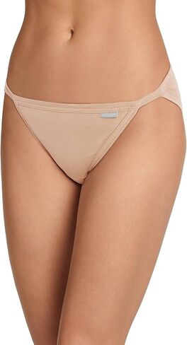 Jockey Women's Underwear Elance String Bikini - 3 Pack, Light, 6 in Saudi Arabia