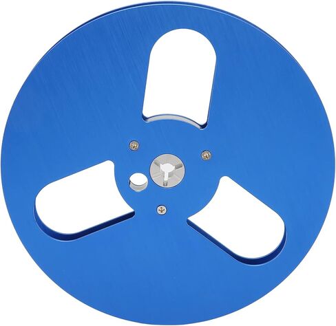 1/4 7 Inch Empty Reel, 3 Hole Universal Open Reel Takeup Reel, Aluminum Alloy Opening Machine Part Takeup Reel, for TEAC 1/4 inch Tape (Silver) in Saudi Arabia