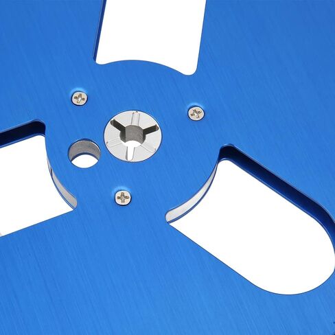 1/4 7 Inch Empty Reel, 3 Hole Universal Open Reel Takeup Reel, Aluminum Alloy Opening Machine Part Takeup Reel, for TEAC 1/4 inch Tape (Silver) in Saudi Arabia