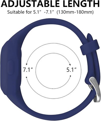 Vanet 4 عبوات متوافقة مع أحزمة Garmin Vivofit Jr 3 للأطفال، أربطة رياضية من السيليكون الناعم قابلة للتنفس قابلة للتعديل بديلة للفتيات والأولاد in Kuwait