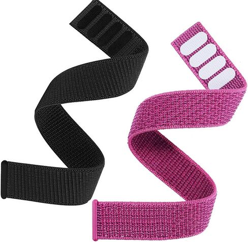سوار ساعة Olytop 20 مم من النايلون لـ Garmin Fenix ​​7s Fenix ​​6s 5s plus Pro Quickfit 20 شريط لاصق وحلقة بديل لـ Garmin Epix 2 42 مم in Kuwait