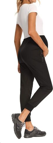 سراويل الركض للحوامل من V VOCNI ناعمة وبنطال للركض Quik-Dry للحوامل (قطعتان، صغير) in Kuwait