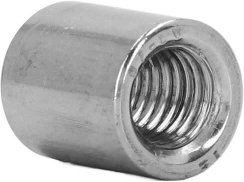 Pack of 20 M8 x 1.25-Pitch 15mm Length Round Coupling Nut 304 Stainless Steel Female Fully Threaded in Saudi Arabia
