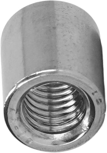 Pack of 20 M8 x 1.25-Pitch 15mm Length Round Coupling Nut 304 Stainless Steel Female Fully Threaded in Saudi Arabia