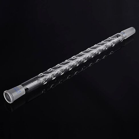 Labasics عمود Vigreux، 24/40 مفاصل عمود زجاج البورسليكات الجزئي عمود تقطير Vigreux مع مسافات بادئة وطول 200 مم للمختبر in Kuwait