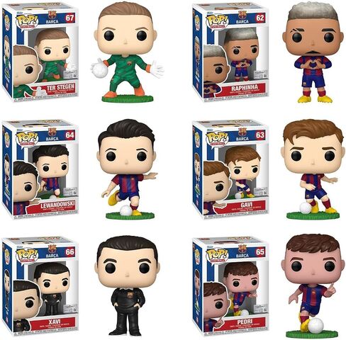 Funko FC Barcelona Pop! Soccer Complete Set (6) in Saudi Arabia