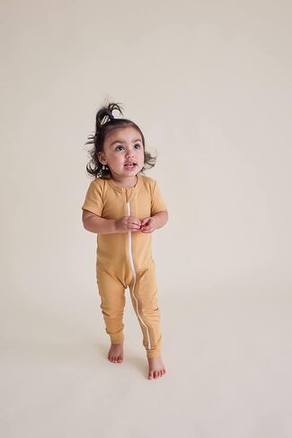 PARADE Organic Essentials '2-Way' Zip Romper - Short Sleeve in Saudi Arabia