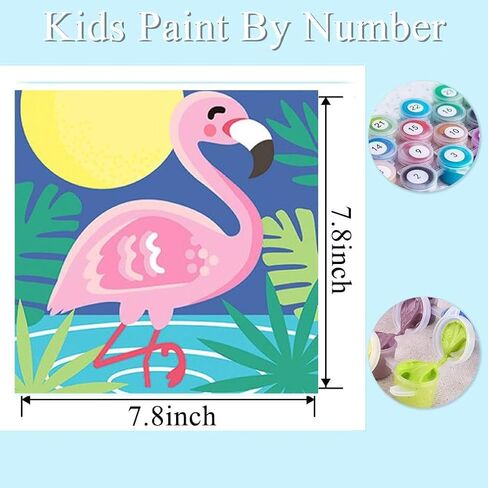 WeaveWiz 3 Paint by Numbers for Kids Ages 8-12 DIY Paint Set for Girls Boys Adults, Cartoon Paint by Numbers Kits for Kids, Acrylic Oil Painting by Number Kits Gift in Saudi Arabia