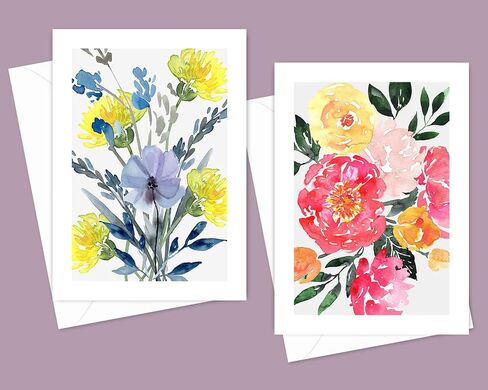 Landscape Art Greeting Cards - Set of 10 All Occasion 5x7 Note Cards with Envelopes. Blank Inside. Beautiful Watercolor Designs of Artist Henri Edmund Cross. in Saudi Arabia