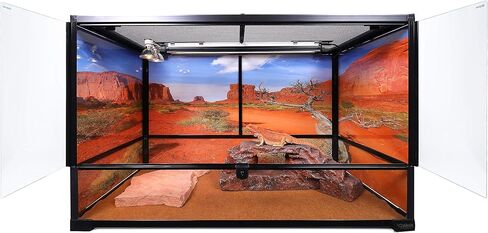 أقفاص كارولينا المخصصة للزواحف مقاس 22 بوصة T5HO UVB + تركيبات إضاءة مزدوجة GU10 in Kuwait