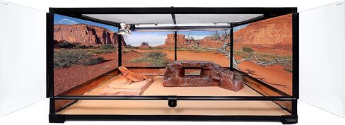 أقفاص كارولينا المخصصة للزواحف مقاس 22 بوصة T5HO UVB + تركيبات إضاءة مزدوجة GU10 in Kuwait